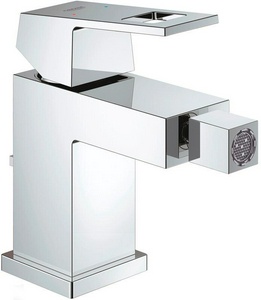 Смеситель однорычажный для биде, с донным клапаном, хром KL Grohe Eurocube 23138000