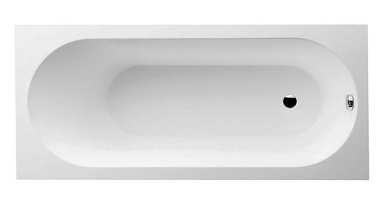 Ванна 1800х800хh470мм, (кварил цв.белый), без отверст.перелива, сверло, ножки пласт.h145-180мм в компл, (без удлинённого слива-перелива),  Villeroy & Boch Oberon UBQ180OBE2V-01