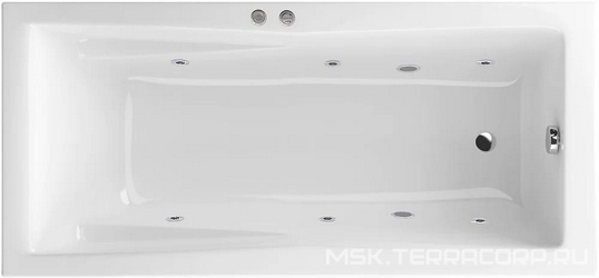 Акриловая ванна Excellent Palace WAEX.PAL17.LINE 170x75| 169x75x46