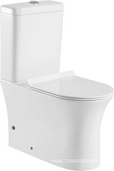 Унитаз-компакт Aquanet Roll| 65x39x54