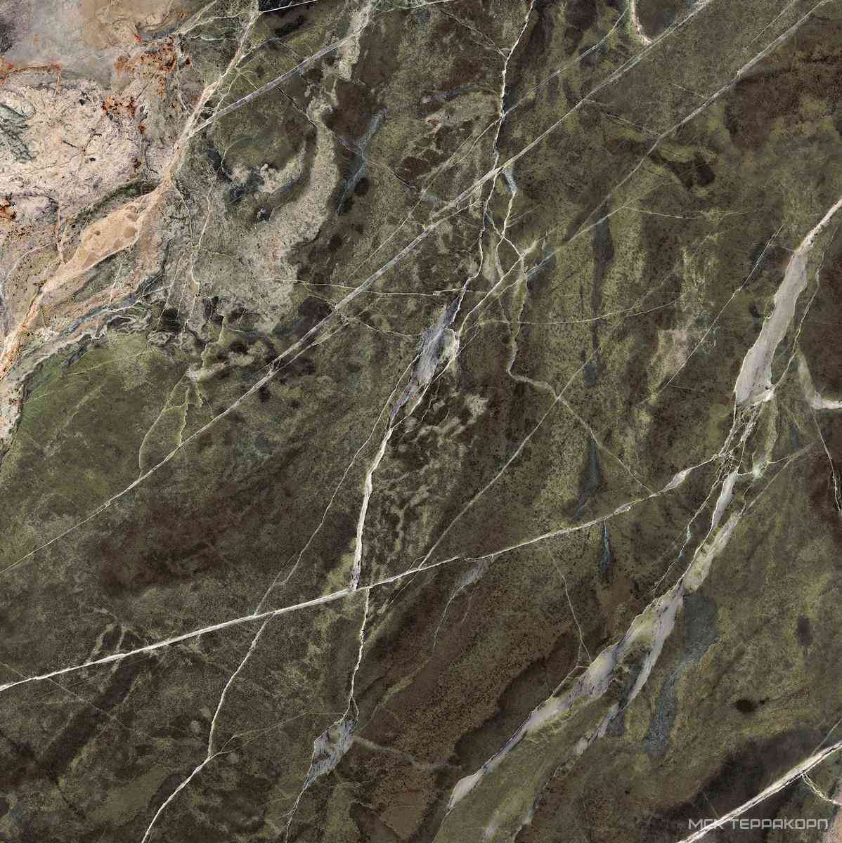 Heritage Emerald Glossy 120x120