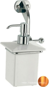 Дозатор настенный, (цв.бронза),  ZZ Kerasan Waldorf 7412 93