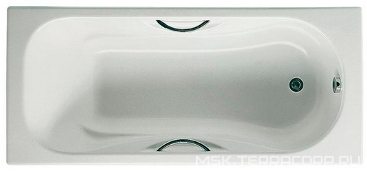 Чугунная ванна Roca Malibu 23157000R 150х75 см| 150x75x40