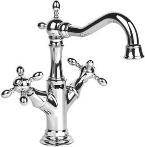 Смеситель для раковины, с д/к, (цв. хром),  ZZ Gaia Chopin RN 634 CR