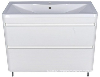 Тумба напольная "Атлантика"-100 см, БЕЗ раковины, цвет белый ZZ