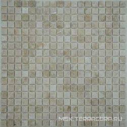 Мозаика из камня на сетке М20-237-15Р ZZ |30.5x30.5