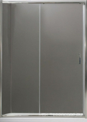 Душевое ограждение 900x900х1900мм, 2 раздвижных двери, 2 неподвижных секции, (стекло матовое Chinchila 6 мм, фурн.цв.хром), Sela ZZ