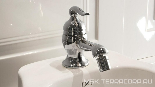 Смеситель для биде, на 1 отв. с д/к, (хром)  ZZ Devon & Devon Penny ADP10CR