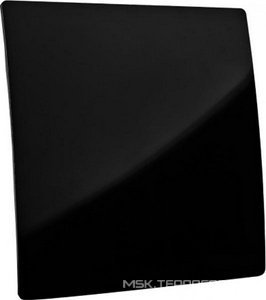 Решетка декоративная для вытяжного вентилятора, 175х175мм, (стекло цв.черный), Bettoserb ZZ Bettoserb Вентиляторы 110150BG