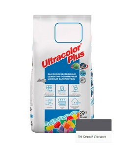   затирка д/швов N119/2кг ( лондон) Mapei ULTRACOLOR PLUS 6011902А