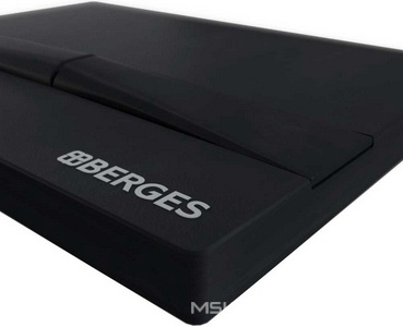 Клавиша для инсталляции, двухрежимная, цв. Soft Touch матовый черный ZZ Berges Novum 040055