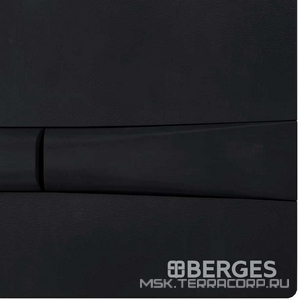 Клавиша для инсталляции, двухрежимная, цв. Soft Touch матовый черный ZZ Berges Novum 040055