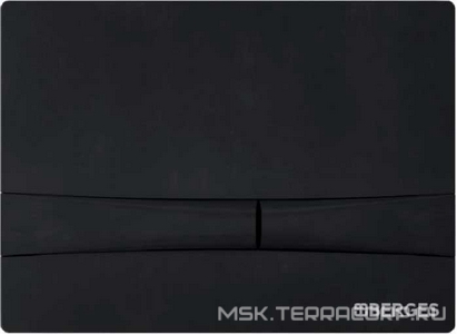 Клавиша для инсталляции, двухрежимная, цв. Soft Touch матовый черный ZZ Berges Novum 040055