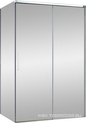 Душевой уголок 1300х900х1950мм, правый/левый, (стекло прозрачное 8мм, фурнитура цв.хром), Duet Soft-M ZZ