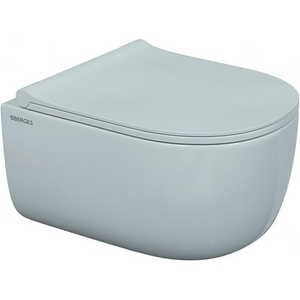 Комплект : инсталляция NOVUM для подвесного унитаза+ клавиша O1 белая глянец+ подвесной унитаз, безободковый, с сиденьем микролифт ZZ Berges Vita 043379