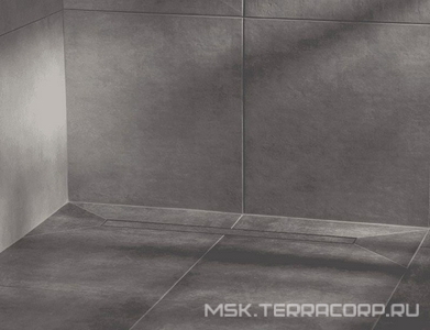 Дренажн.канал 850мм, готов.компл, сифон d50 вых.вбок,48л/мин, затвор(сухой/гидро), мин h монтаж 62мм, 2х стор.вставка цв.матов хром/под плитку, CFL Pestan Confluo Frameless Line 13701233-New