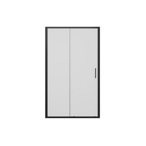 Душевая дверь в нишу Bravat , раздвижная, 120х200х59.7, стело прозрачное, профиль черный ZZ Bravat Blackline BD120.4101B