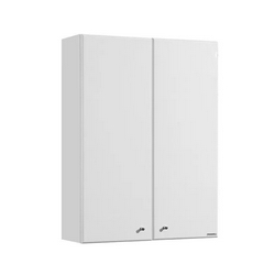 Шкаф подвесной, двустворчатый Симпл 610*818*221, цвет белый ZZ