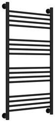 Полотенцесушитель "Богема+" 1000x500 мм, прямой, подключ. 3/4, комплектующие в комплекте, цв.черный матовый ZZ