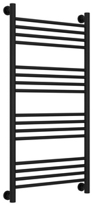 Полотенцесушитель "+" 1000x500 мм, прямой, подключ. 3/4, комплектующие в комплекте, цв.черный матовый ZZ Сунержа Богема 31-0220-1050