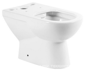 RICCO Чаша унитаза безободкового, P-trap BB275CPR | ZZ