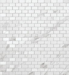 Roma Brick Statuario Mosaico ZZ |30x30