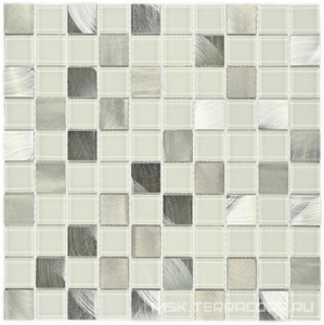 Мозаика Titan Silver (30x30x4) 31,8x31,8 Bonaparte Мозаика стеклянная n156360