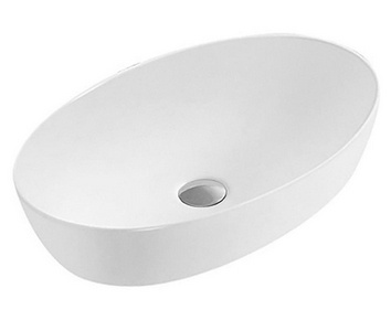 Раковина-чаша Ceramica Nova  52х39 см, БЕЗ отверстия под смеситель, БЕЗ донного клапана, цв. белый, ZZ Ceramica Nova Element CN5018