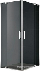 SLIDER-A-2-80/90-GRIGIO-Cr Душевой уголок | ZZ