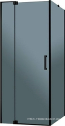 SLIDER-AH-1-90-90/100-GRIGIO-NERO Душевой уголок | ZZ