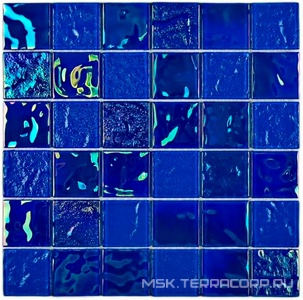 Мозаика Bondi dark blue-48  (4x48x48) 29.8x29.8 Bonaparte Керамическая мозаика n163284