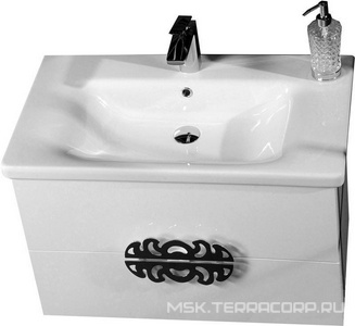 Керамическая раковина-моноблок 80 см, белая ZZ Armadi Art Neoart 854-080