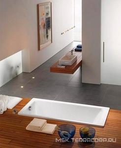 Ванна стальная  180х80 Мод.653, цвет белый, без комплекта ножек ном. 73912 и сифона ZZ Kaldewei Puro 256300010001