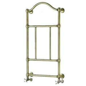 Полотенцесушитель 574хh1080х132мм, подвод воды int.510мм, (ГВС, 8 bar, 280Вт), (БЕЗ вентитей, наб трубок, адапт Carlo Poletti), (цв.зол),  ZZ Brandoni Exclusive Exclusive Gold