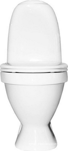 Унитаз-компакт "", косой выход, арматура 1-режим. "Уклад", сиденье полипропилен, крепление в комплекте Sanita Виктория WC.CC/Victoria/1-P/WHT.G/S1 (VICSACC01090111)