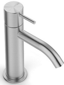 Смеситель для раковины, излив 110хh80мм, БЕЗ д/к, (цв.нерж.сталь),  ZZ Zazzeri Z316 3300 1106 A00