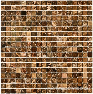 Мозаика Bonaparte Мозаика из натурального камня Ferato-15 slim (POL) (15x15x4) ZZ 30,5x30,5