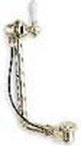 Слив-перелив полуавтомат, для свободностоящей ванны, (корпус, ручка, пробка слива металл цв.светлое золото), БЕЗ сифона арт.SFD1040S, D&D ZZ Devon & Devon Универсал SFD74