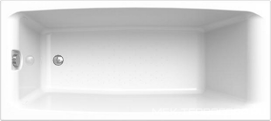 Ванна акриловая Веста 168х75 см, БЕЗ каркаса и  слива-перелива, XX