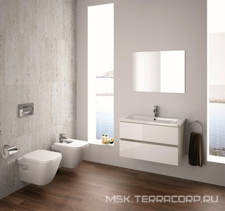 Раковина прямоугольная 83х47см, с отв.д/смесителя, для установки на тумбу,  ZZ Sanindusa Look 134360004