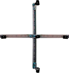 Каркас металлический и ножки для поддона 1000х1000мм, 1/4 круга, R550мм, Cezares ZZ Cezares Универсал TRAY-M-R-100-ML