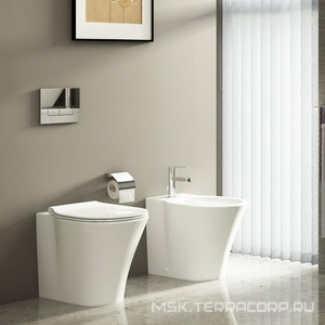 Биде напольное 360х545мм, крепёж в компл.,  ZZ Ideal Standard Connect Air E018001