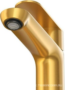 Смеситель для раковины, с д/к, (цв.брашированное золото),  ZZ Cezares Stylus STYLUS-LS-BORO
