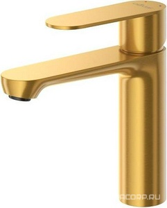 Смеситель для раковины, с д/к, (цв.брашированное золото),  ZZ Cezares Stylus STYLUS-LS-BORO