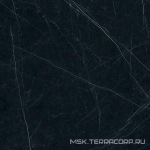 Керамогранит для пола и стены Ariostea Ultra Marmi Nero Marquinia Lev Silk 6 мм ZZ150x150 UM6SK150547