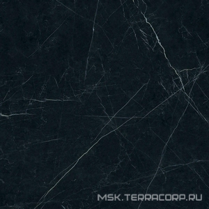 Керамогранит для пола и стены Ariostea Ultra Marmi Nero Marquinia Lev Silk 6 мм ZZ150x150 UM6SK150547