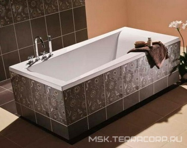 Ванна акриловая  170x70 см, БЕЗ каркаса и слива-перелива, белая ZZ Cersanit Lorena 64265