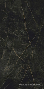 Керамогранит для пола и стены Idalgo Гранит Сандра  черно-оливковый LLR лекгое лапп. 60x120 ID9064b080LLR