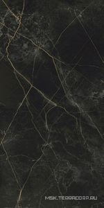 Керамогранит для пола и стены Idalgo Гранит Сандра  черно-оливковый LLR лекгое лапп. 60x120 ID9064b080LLR