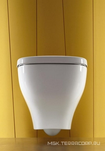 Унитаз подвесной, безободковый, БЕЗ крышки, STRUKTURA Jacob Delafon Struktura EDE102-00